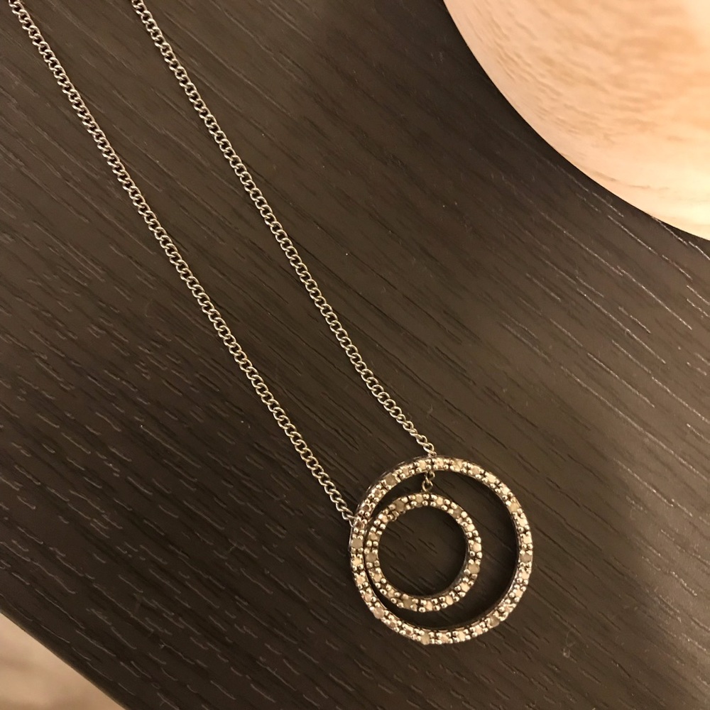 Silver Circles Necklace